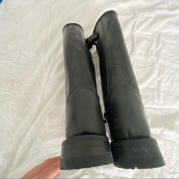 FRYE Black Engineering Sheep Lined 14” Rubber Boot - Picture 4 of 7